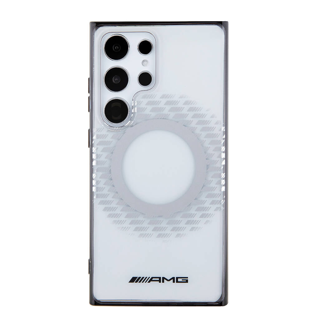 AMG Galaxy S24 Ultra Orjinal Lisanslı M-safe Şarj Özellikli Eşkenar Dörtgen Desenli Transparan Kılıf AMG Galaxy S24 Ultra Orjinal Lisanslı M-safe Şarj Özellikli Eşkenar Dörtgen Desenli Transparan Kılıf